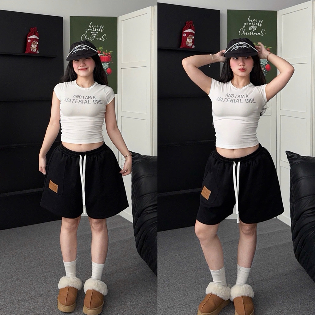 Quần Short Thun JISTU ống rộng vải nỉ 2DA Form ngắn màu ĐEN/XÁM TIÊU Unisex Nam nữ 🖤 Jaystoree | BigBuy360 - bigbuy360.vn