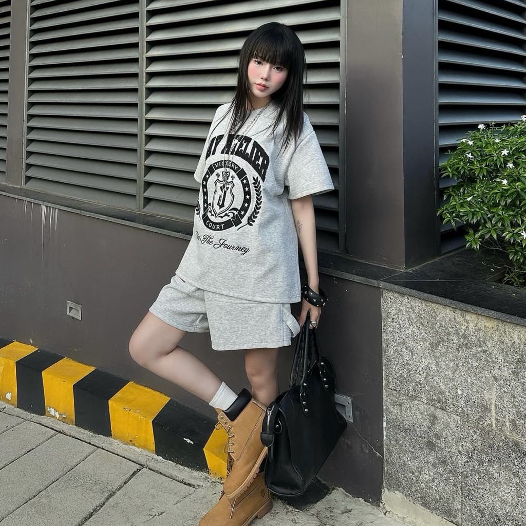 Quần Short Thun JISTU ống rộng vải nỉ 2DA Form ngắn màu ĐEN/XÁM TIÊU Unisex Nam nữ 🖤 Jaystoree | BigBuy360 - bigbuy360.vn