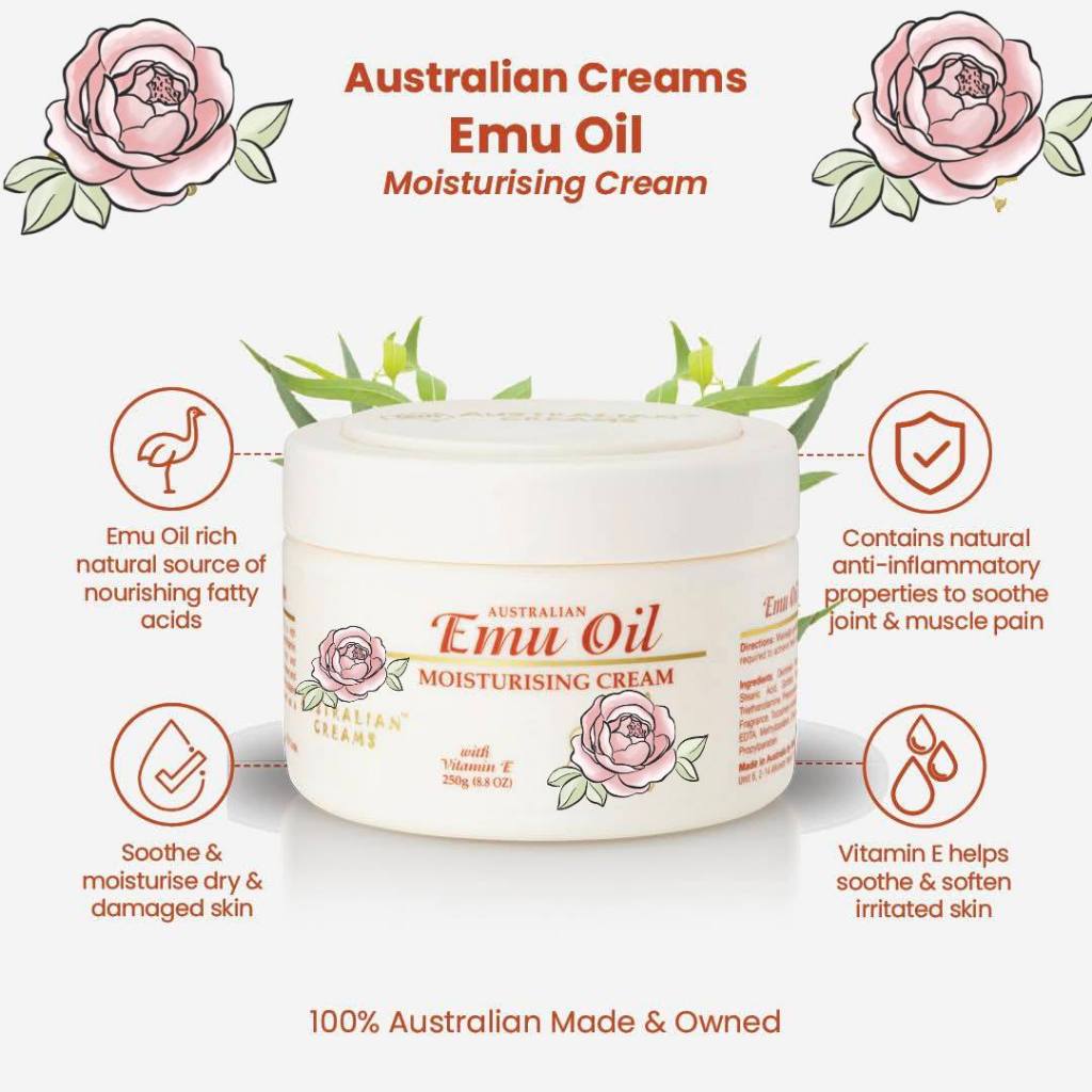 Kem đà điểu G&M-Australian Emu Oil Moisturising Cream 250g