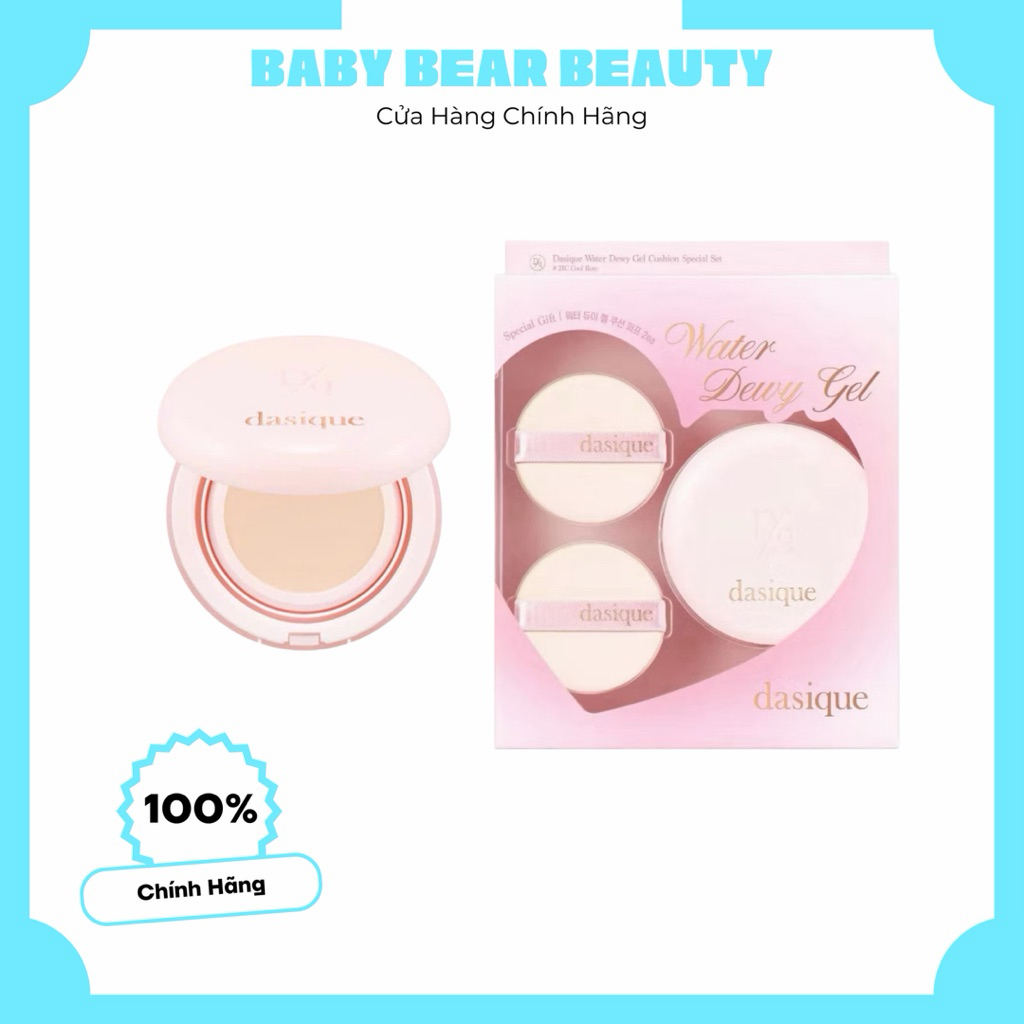 [DASIQUE] Phấn Nước Căng bóng Dasique Water Dewy Gel Cushion