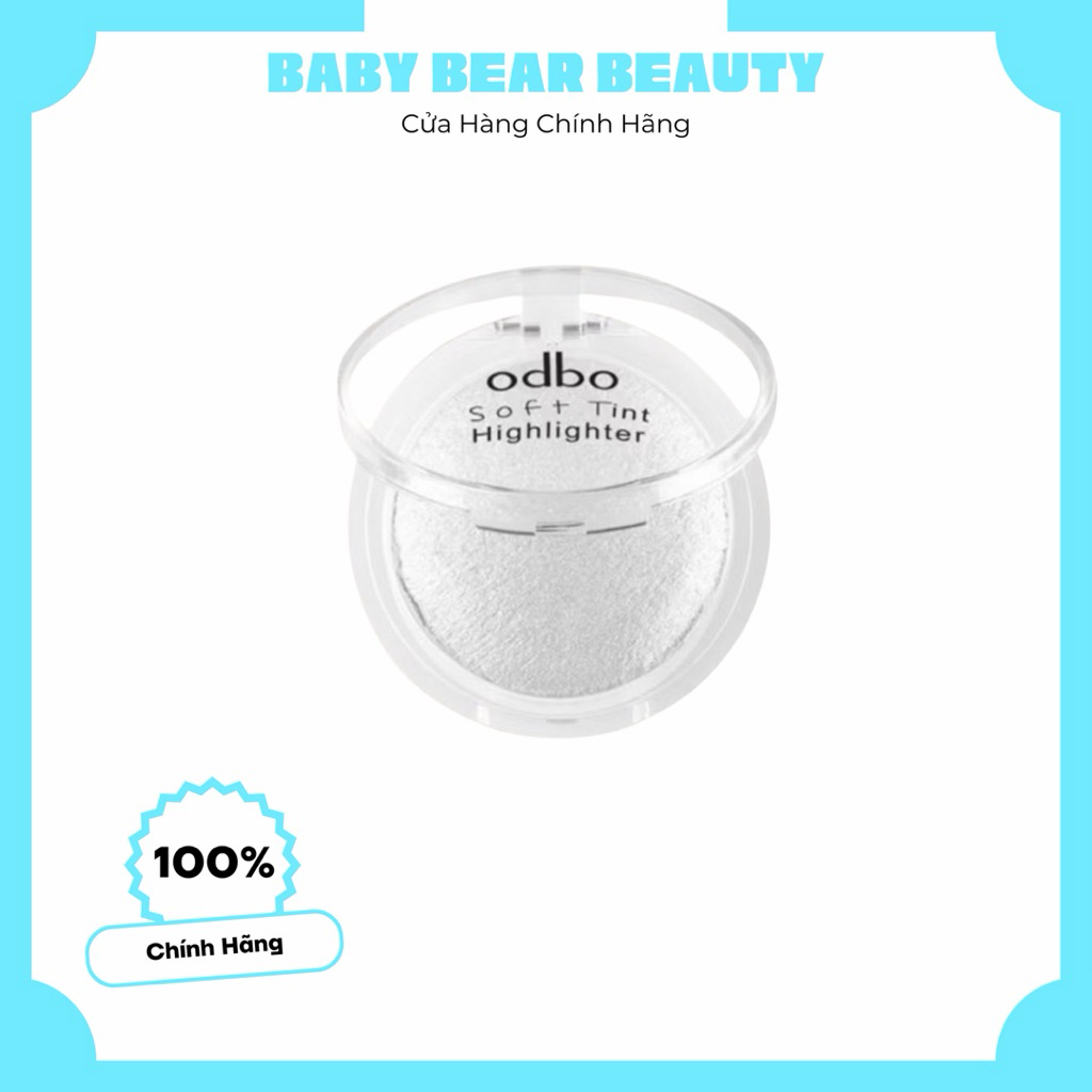 [ODBO] Phấn Bắt Sáng ODBO Soft Tint Highlighter Nhũ Tròn Mịn Bền Màu