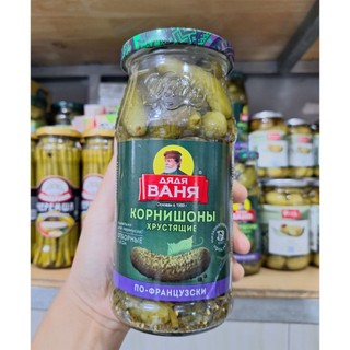 DƯA CHUỘT BAO TỬ MUỐI NGÂM GIẤM 460G nội địa Nga