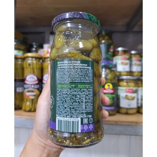 DƯA CHUỘT BAO TỬ MUỐI NGÂM GIẤM 460G nội địa Nga
