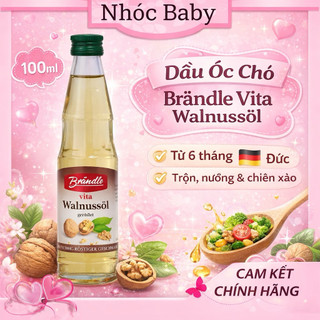 Dầu óc chó chai cao nguyên chất Brandle Vita Walnussol 100ml Đức