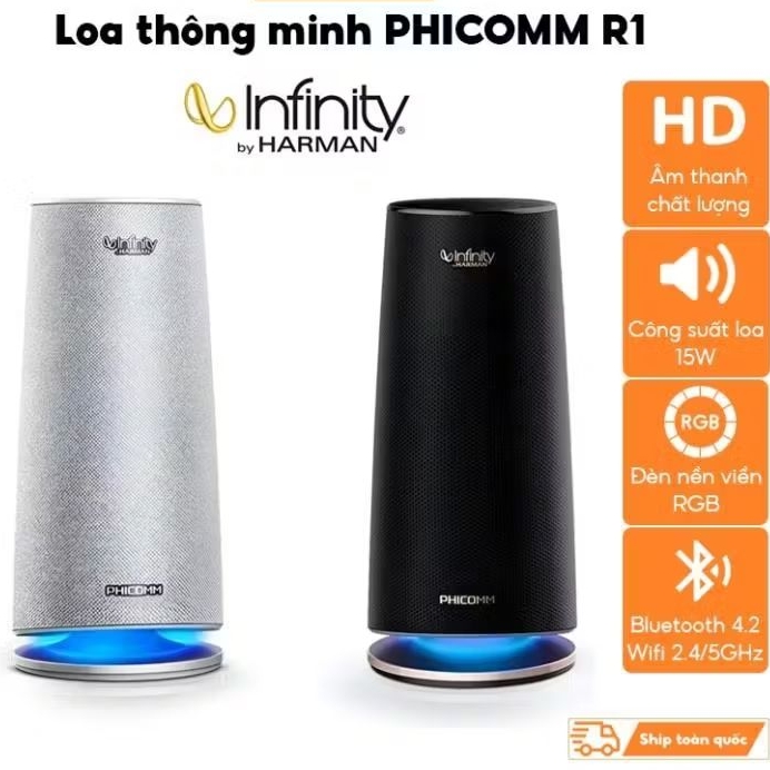 ( ĐÃ CÀI AI ) Loa Bluetooth AI PHICOMM R1 (Infinity by Harman) âm thanh hay