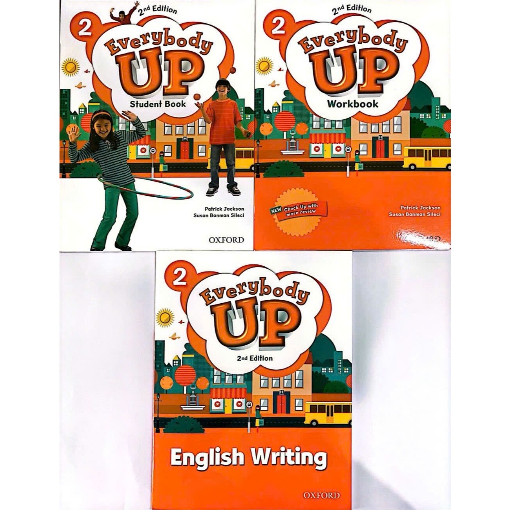 Sách Everybody Up 2 - bài học + bài tập + tập viết (3 cuốn)