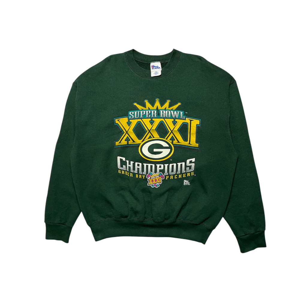 Vintage 1997 Packers Moss Green Sweater - Áo nỉ hiệu siêu phẩm 2hand, secondhand, vintage, retro, Y2