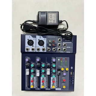 BỘ CHỘN ÂM THANH MIXER F4  USB CÓ BLUETOOTH