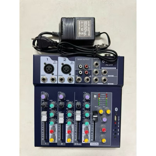 BỘ CHỘN ÂM THANH MIXER F4  USB CÓ BLUETOOTH