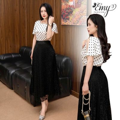 [LƯU Ý SẢN PHẨM CHỈ CHÂN VÁY] Chân Váy Thiết Kế EMY Thời Trang Cao Cấp V7583 Chất Ren Sang Chảnh Đi Tiệc