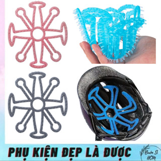 Lót Mũ Nón Bảo Hiểm Silicon Massage Chống Xẹp Tóc, Thông Thoáng,Miếng Lót Nón Bảo Hiểm Chống Nóng#