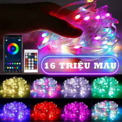 [Đèn nháy]Led giọt lệ, Dây Đèn Led đuổi ARGB 10M,20M Cổng USB 16 Triệu Màu Nháy Theo Nhạc, Chống Nướ