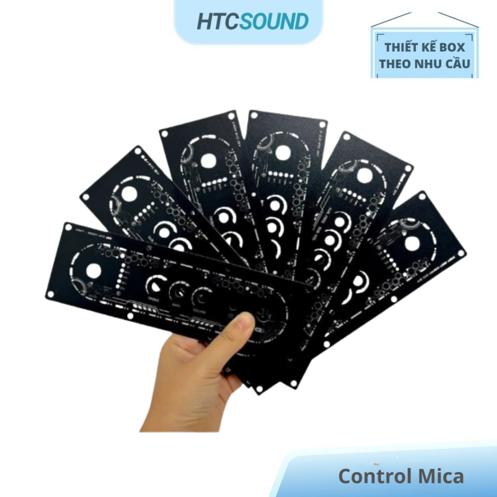 Mặt Control, Control MICA XUYÊN LED Cho Loa DIY Dùng Cho Mạch GEM 2.1, 302T, 502T, TB 21,....