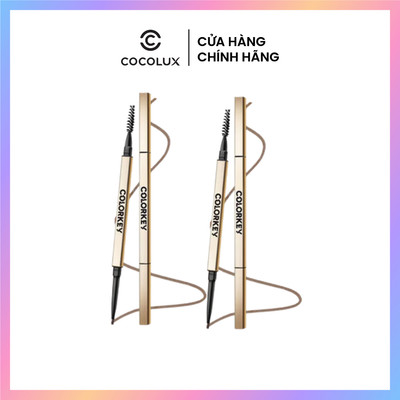 Chì Kẻ Mày Hai Đầu Colorkey 0.7g - Chống Thấm Nước Lâu Trôi Tiện Lợi