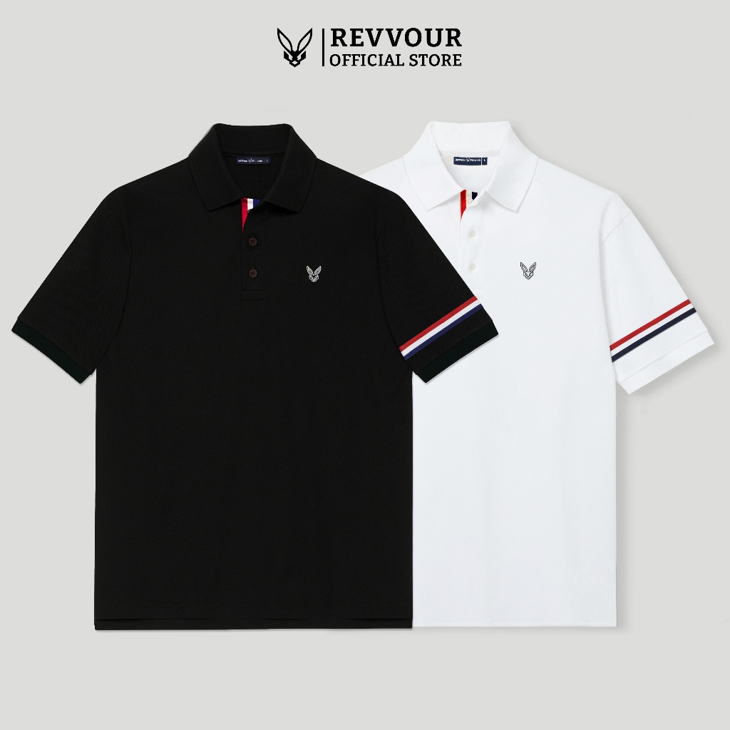 Áo Polo Nam Revvour Evo Chất Liệu Cotton Cá Sấu (100% Cotton) Co Giãn 4 Chiều/Form Regular - RVR