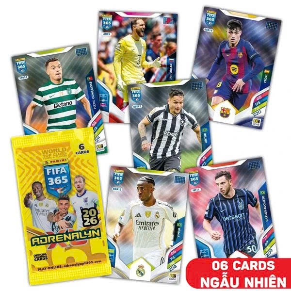 Gói Thẻ Hình Fifa 365 2026 Adrenalyn - Panini