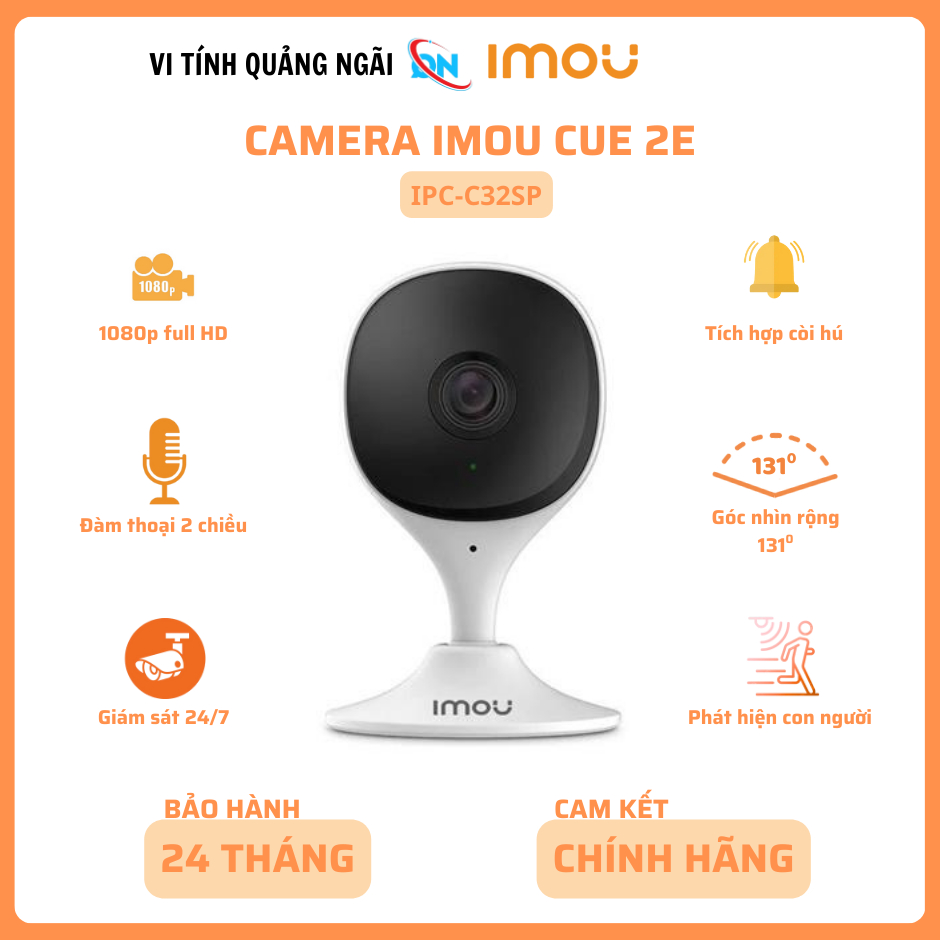 Camera Wifi trong nhà IMOU Cue C32 3MP IPC-C32SP đàm thoại 2 chiều, góc quay rộng
