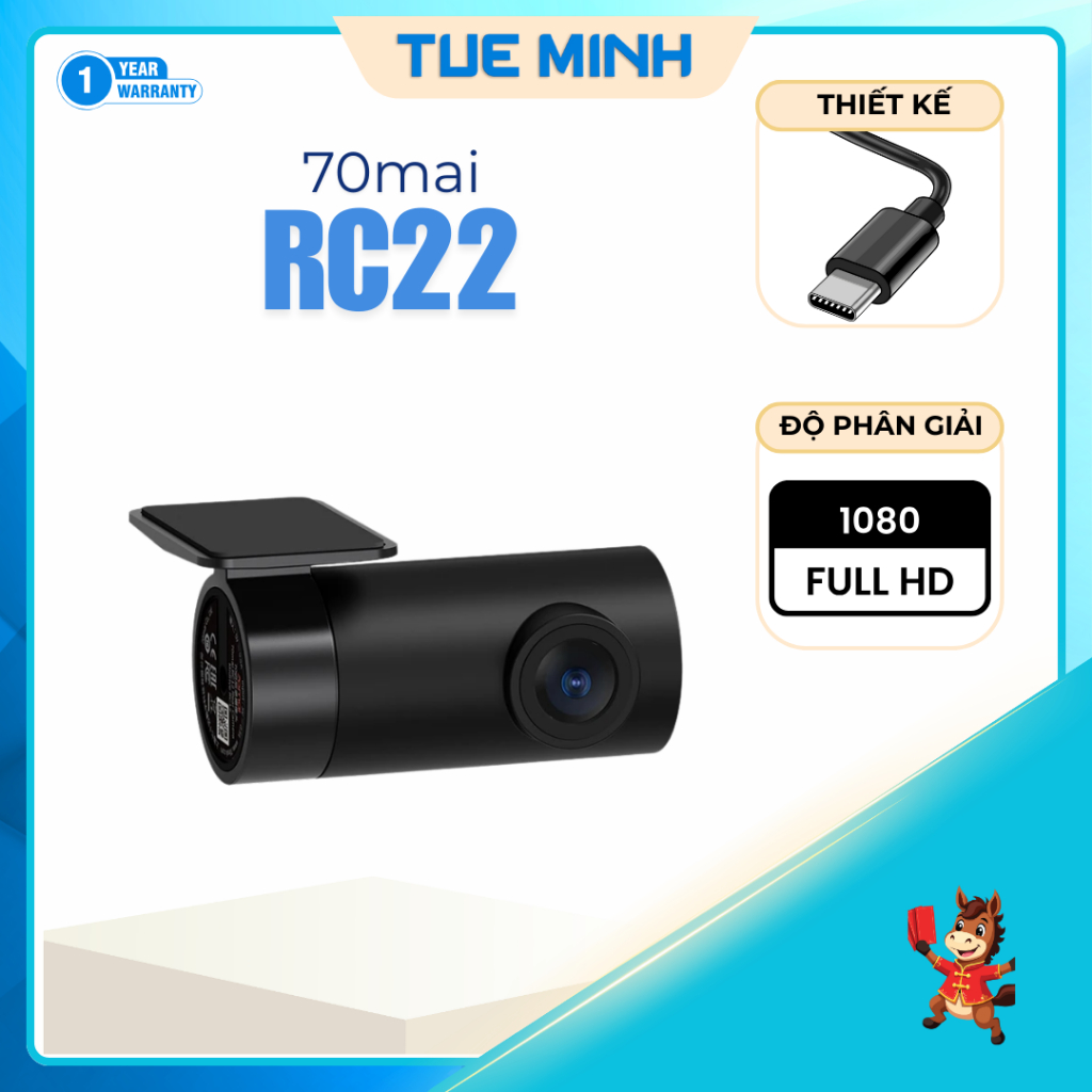 Camera Rear 70mai RC22 Cam sau cho Camera hành trình 70mai A800SE