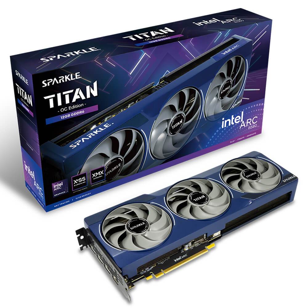 VGA SPARKLE Intel® Arc™ B580 TITAN OC, 12GB GDDR6