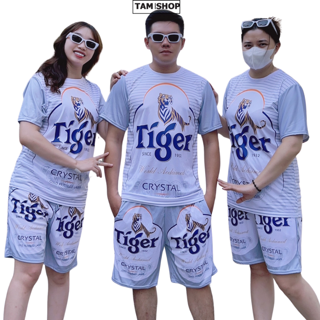 Đồ Bộ Thể Thao Nam Nữ TIGER BẠC ,Set Quần Áo bốn mùa đẹp cao cấp mặc nhà đi chơi thoải mái K1