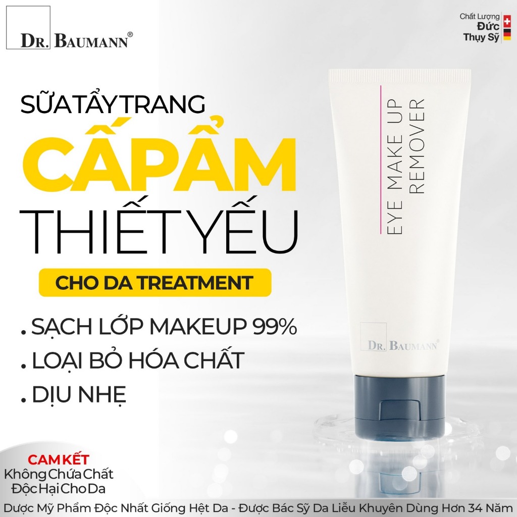 Tẩy trang vùng mắt Eye Makeup Remover Dr.Baumann