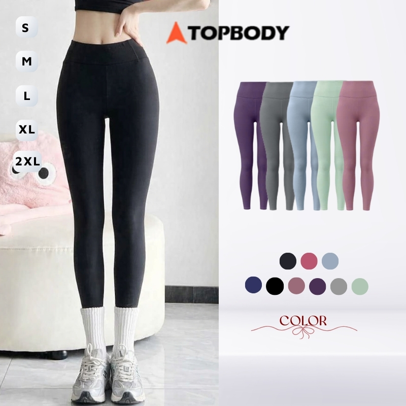 Quần tập gym, yoga legging nữ cạp cao TOPBODY co giãn 4 chiều nâng mông tôn dáng - QUAYG01