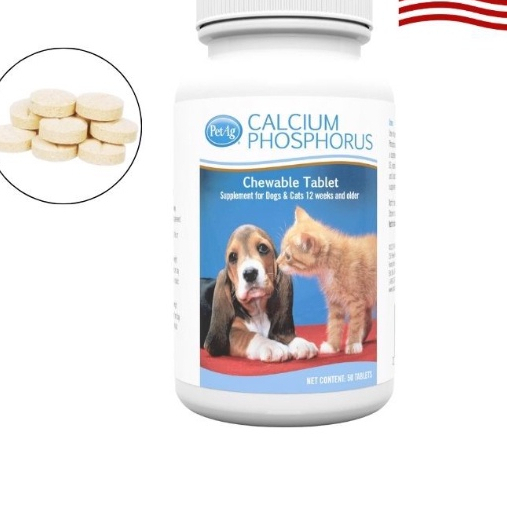 CANXI PHỐT PHO PETAG CHẮC XƯƠNG CHÓ MÈO (Mỹ) - Calcium Phosphorus