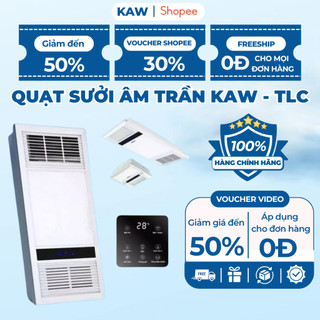 Quạt Sưởi Âm Trần TLC Luxury Tích Hợp Đèn Led,Làm Ấm Nhanh,Thông Gió,Điều Khiển Tự Động