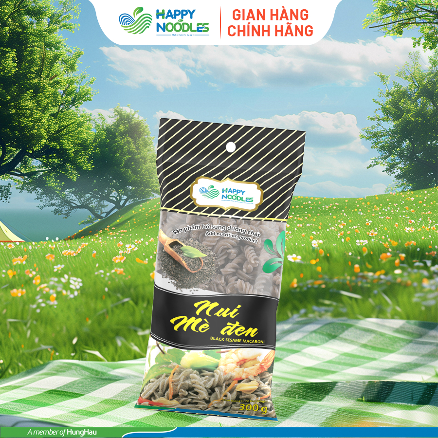 Nui mè đen HAPPY NOODLES 300gr