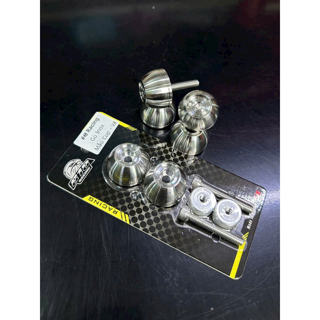 Cặp gù tay lái 618 Racing Kiểu cub inox 304