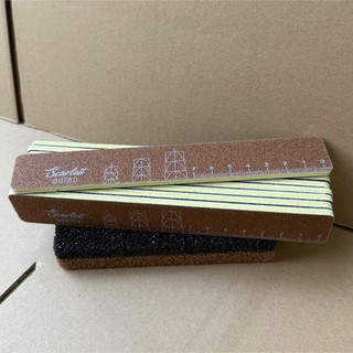 Dũa móng bột Mỹ set 10 cây dũa phá gel - Scarlett - dũa da bò
