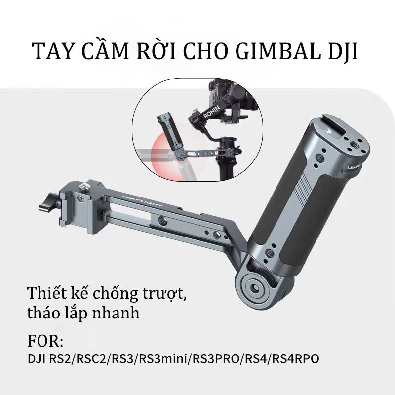 Tay Cầm Gimbal Chống Rung Điều Chỉnh Linh Hoạt Tay cầm gimbal DJI phụ kiện gimbal stabilizer tay cầm