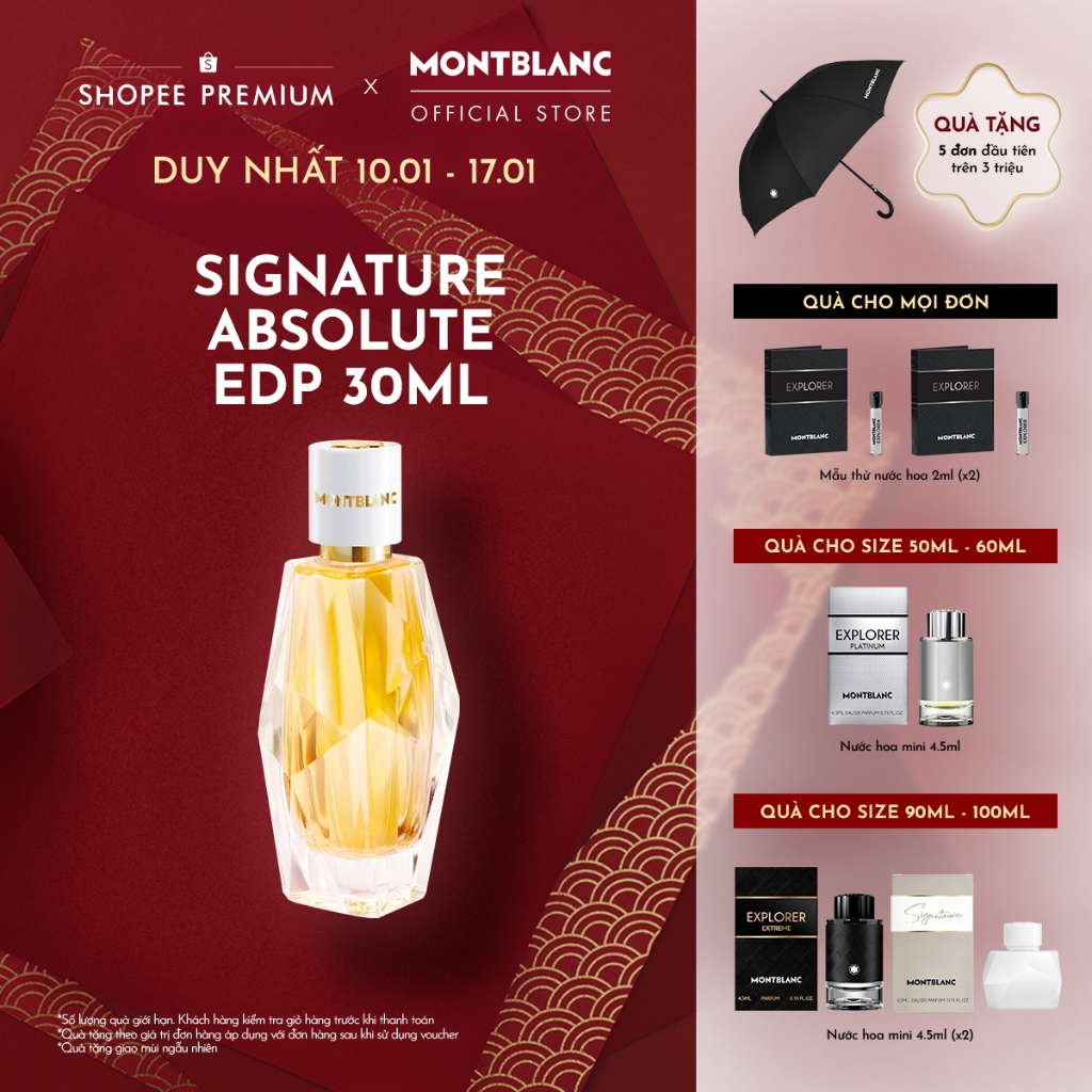 Nước hoa nữ Montblanc Signature Absolue EDP 30ml