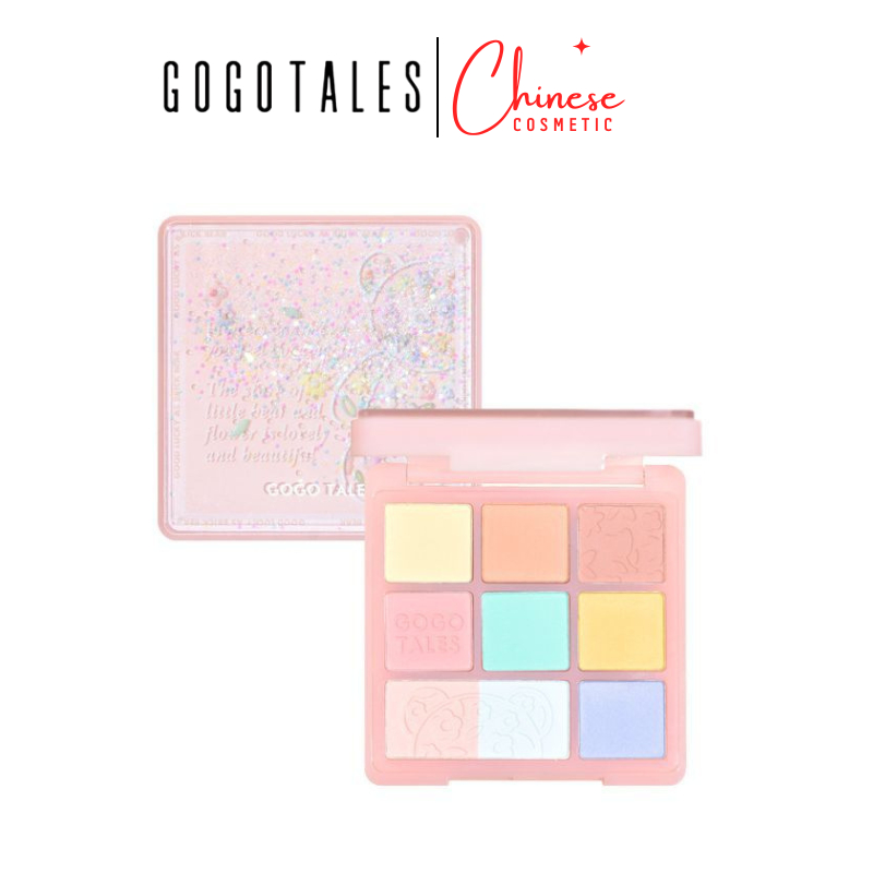 Bảng mắt 8 ô Gogotales Garden Bear GT405 Màu Kim Tuyến Cho Người Mới Bắt Đầu