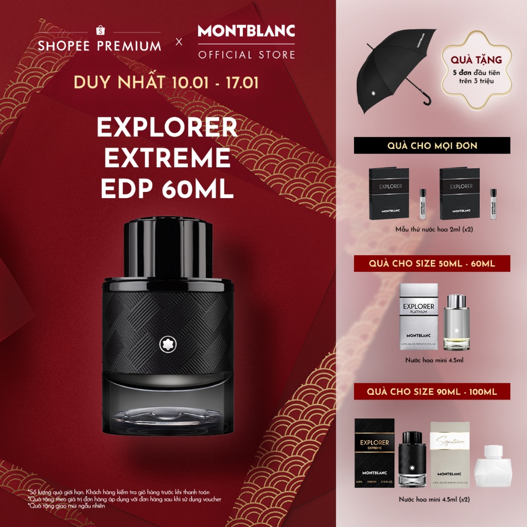Nước hoa nam Montblanc Explorer Extreme Parfum 60ml