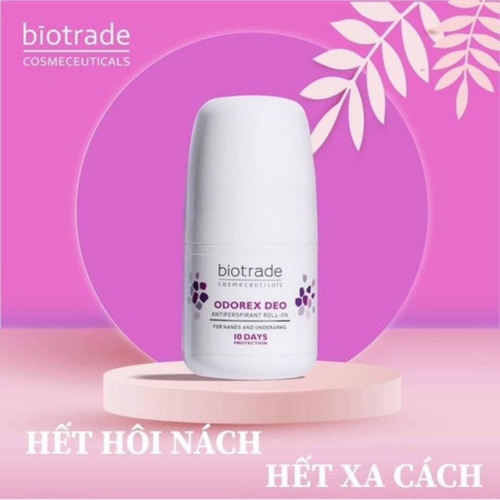 Lăn khử mùi Biotrade Odorex Deo Antiperspirant Roll-On Lăn nách cho nam nữ ngăn mồ hôi nách 40ml