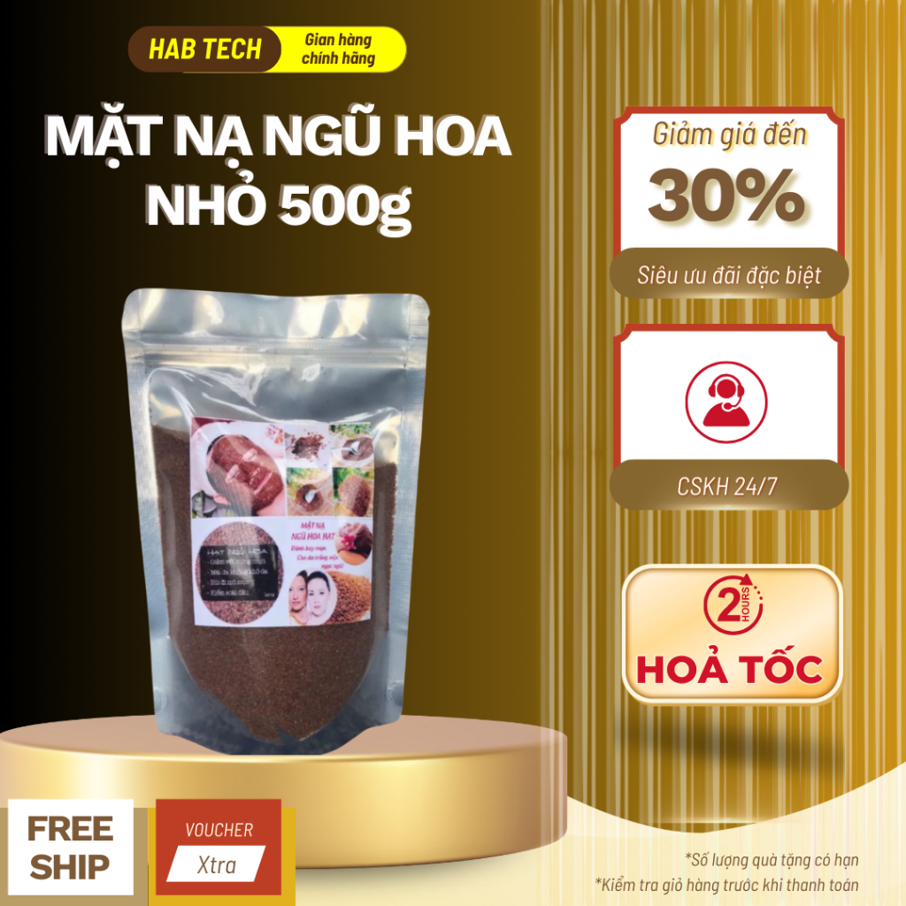 Hạt Ngũ Hoa - Hạt Đình Lịch Sạch Nguyên Chất Loại Ngũ hoa hạt to và ngũ hoa hạt nhỏ - HABTECH
