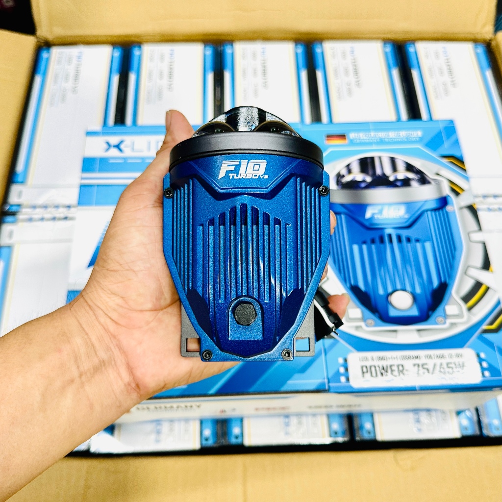 [CHÍNH HÃNG] ĐÈN BI GẦM X-LIGHT F10 TURBO V2 150W - biled bi-led xlight