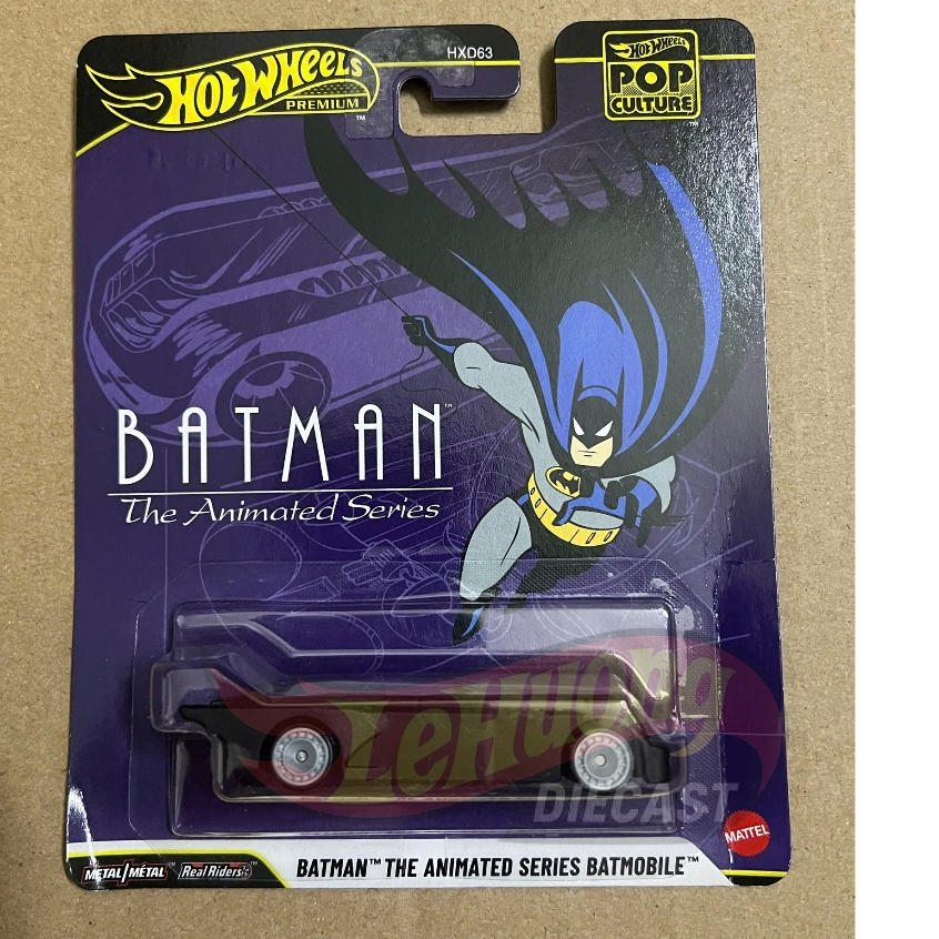 LeHuong Diecast - Xe mô hình Hot Wheels Premium Batman The Animated Series Batmobile