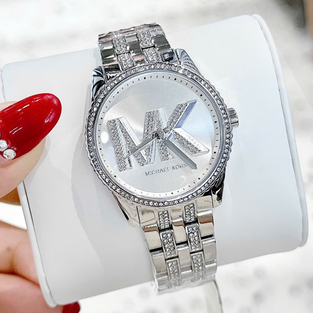 Đồng Hồ Nữ Michael Kors MK7542 Đính Đá Vỏ Silver Size 35mm