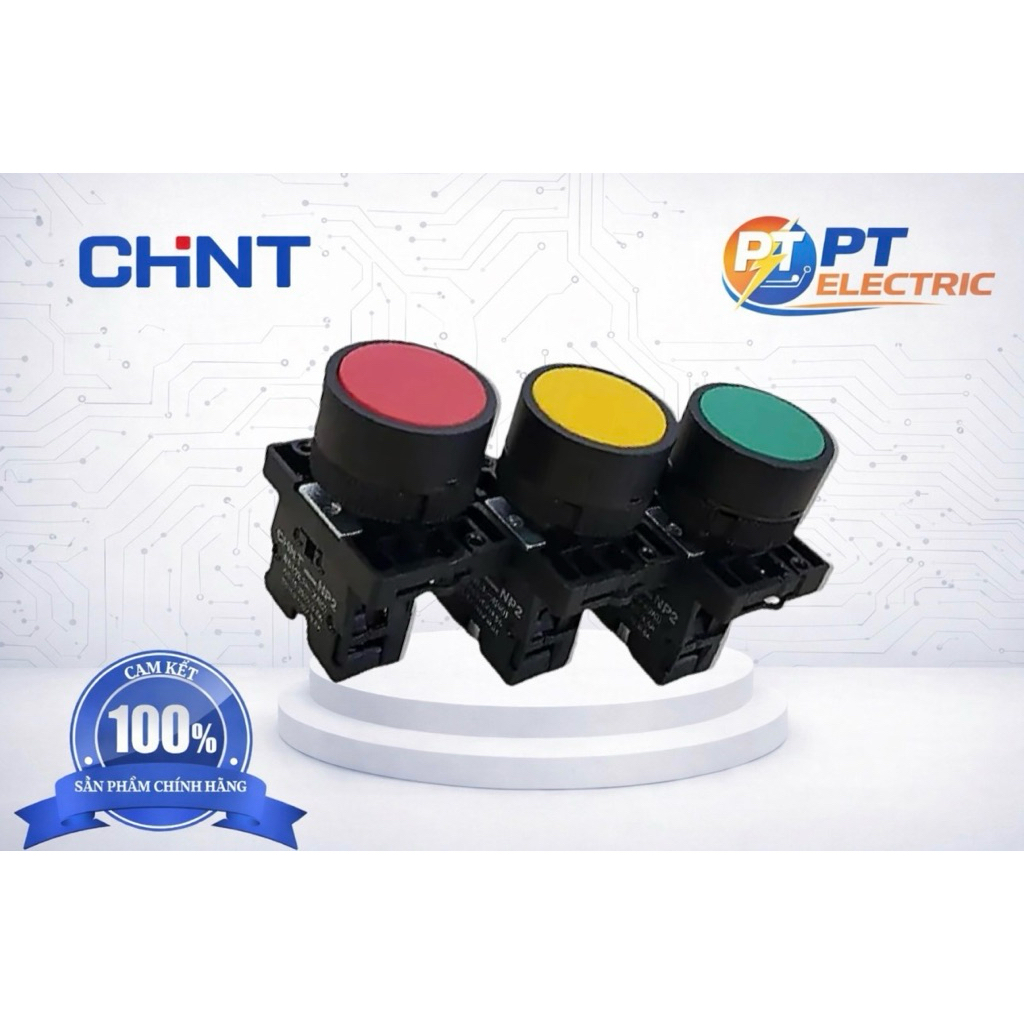 NÚT NHẤN KHÔNG ĐÈN - NÚT NHẤN NHÃ PHI 22 NP2-EA31/ EA51/ EA42 - CHINT