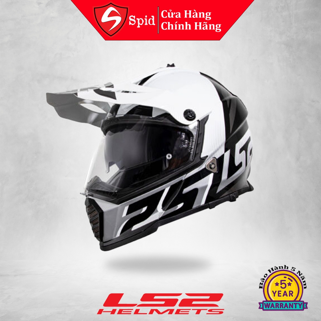 Chính Hãng] Mũ Bảo Hiểm Fulllface Dual Sport LS2 MX436 PIONEER EVO 2 Kính - SPID