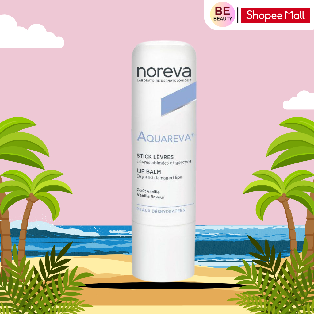 Son Dưỡng Môi Mềm Mại Và Căng Mọng Tự Nhiên Noreva Aquareva Lip Balm 4g