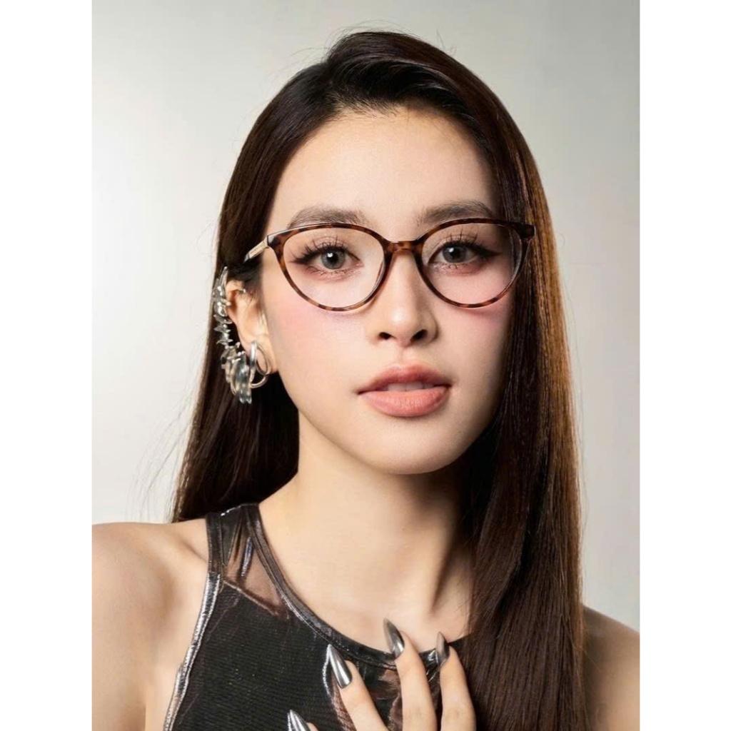 Kính Mắt Mèo Nâu HMK Eyewear Nhựa Nhiều Màu Thời Trang Nữ Lắp Được Cận -MM30327 x ECMM5016 x MM32018 | BigBuy360 - bigbuy360.vn