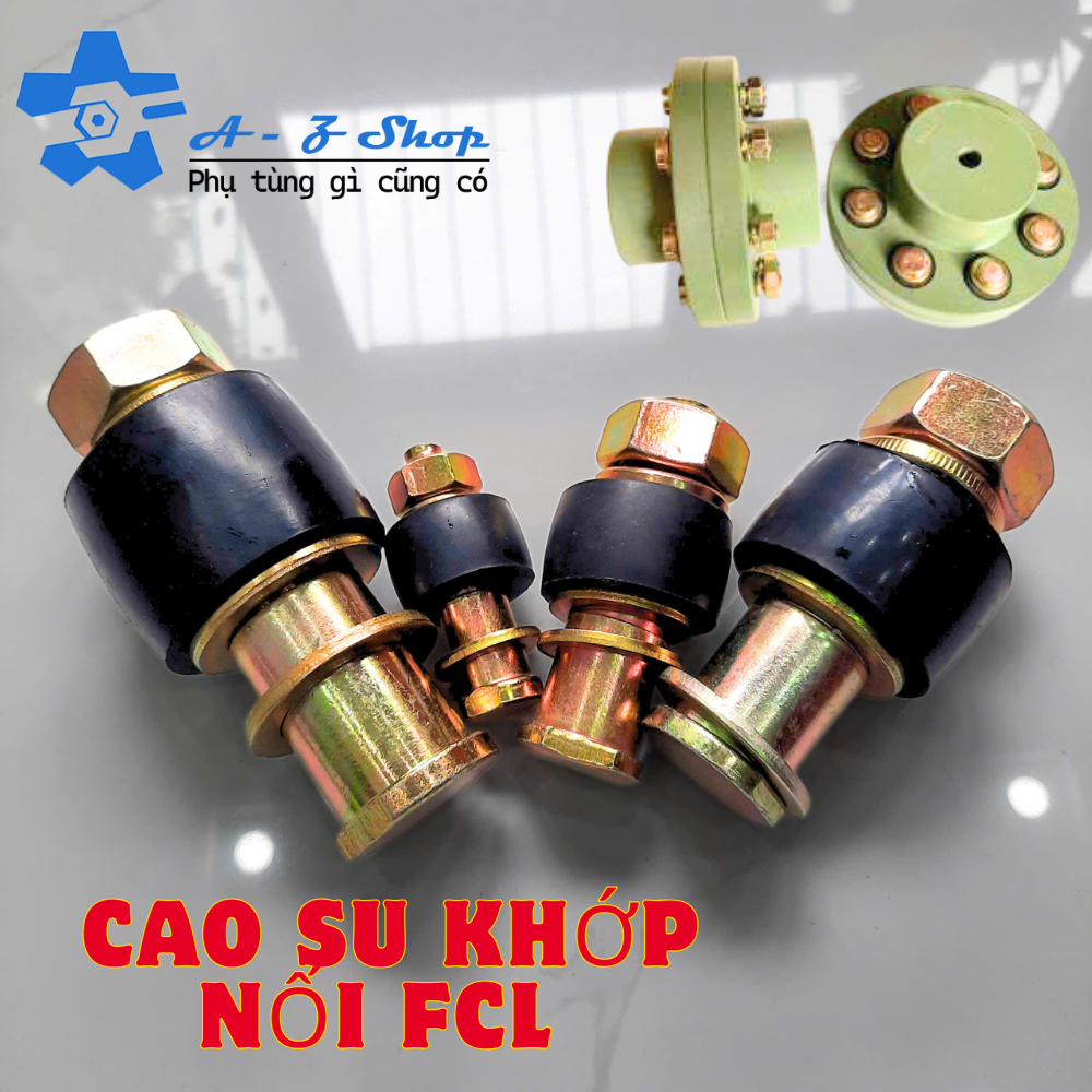 Bu lông kèm cao su khớp nối 3# (FCL125+FCL140+FCL160+FCL180), 4# (FCL200+FCL224), 5# (FCL250), 6# (F