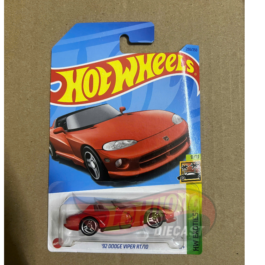 LeHuong Diecast - Xe mô hình Hot Wheels '92 Dodge Viper RT/10 (Red)