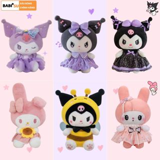 [ MẪU 2026 ] Gấu Bông Kuromi Melody Mặc Váy Sang Trọng Cosplay Nhiều Mẫu Làm Quà Tặng Cho Bạn Gái,Bé Gái. Babisu