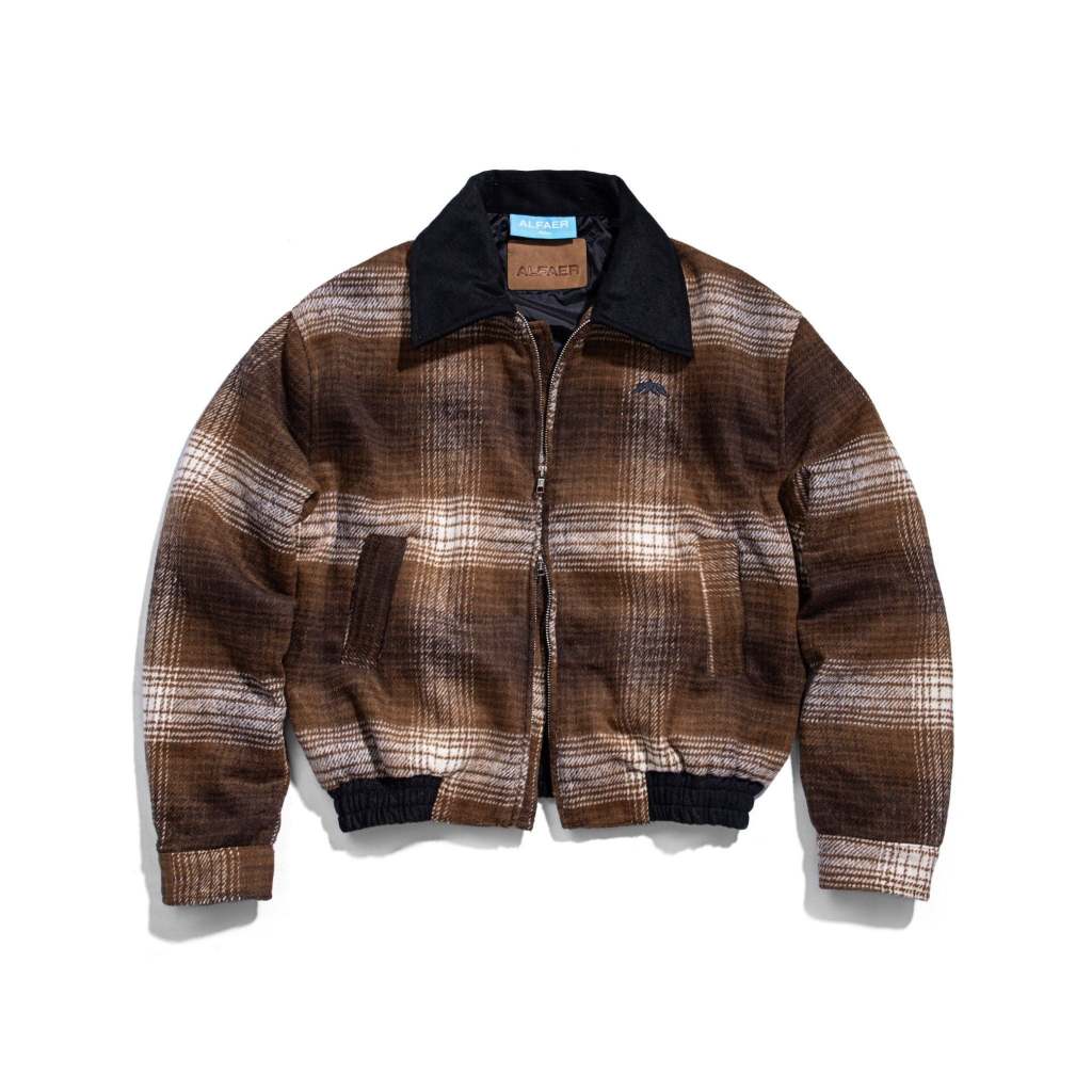 ÁO KHOÁC "ALFAER" 1ST ANNIVERSARY PLAID WOOL JACKET - MOOD BROWN