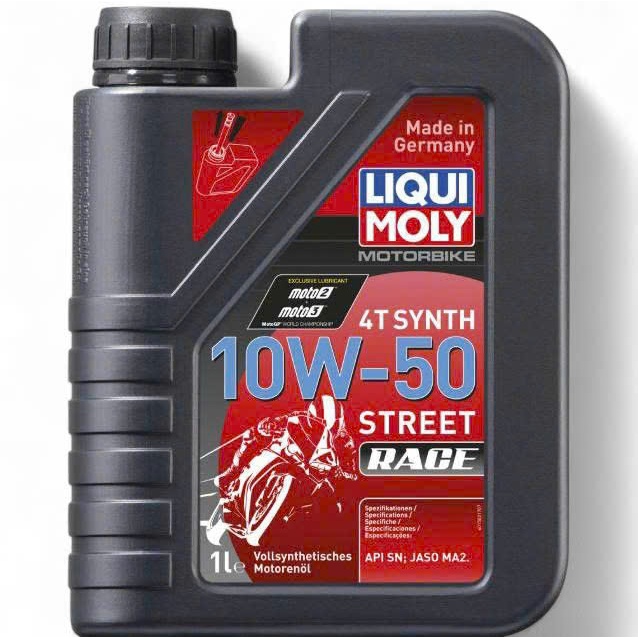 Dầu nhớt nhập khẩu 100% từ đức liqui moly street race 10w50 1L