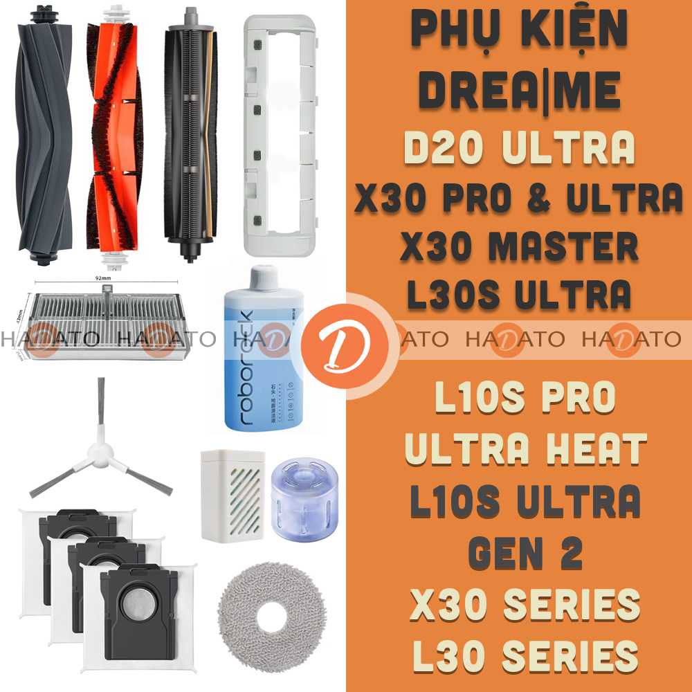 Phụ kiện robot L10S PRO ULTRA HEAT L10S ULTRA GEN 2 D20 ULTRA L30S ULTRA MOVA E30 X30 ULTRA X30 MAST